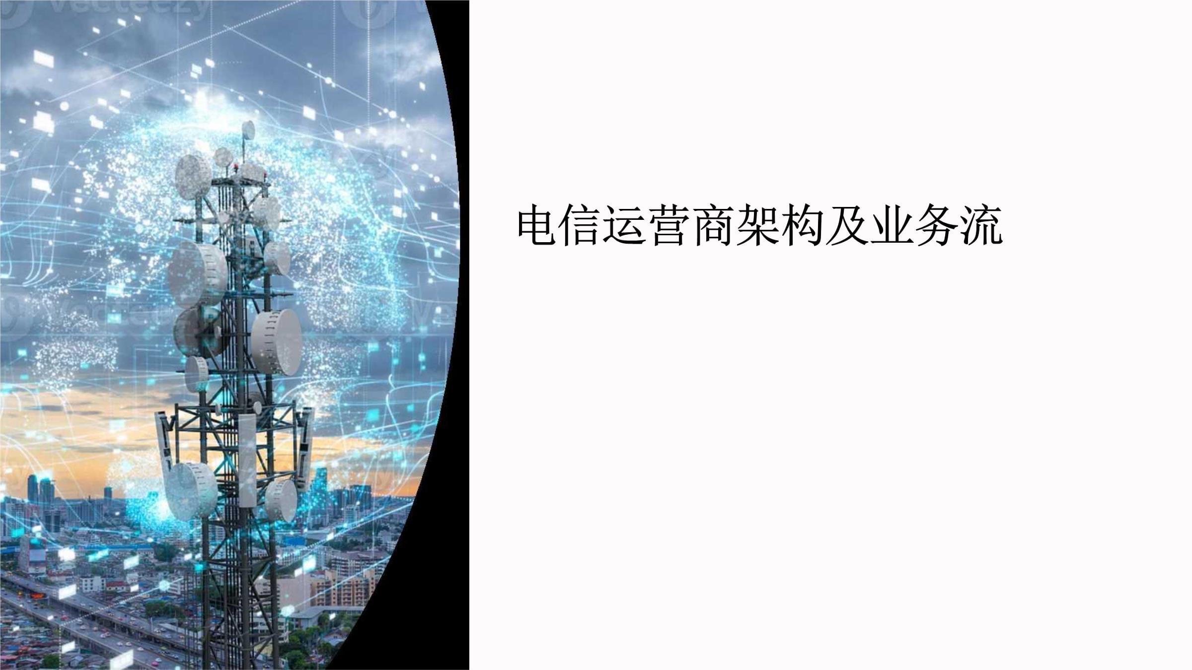 電信業務與傳統運營商的架構與流程